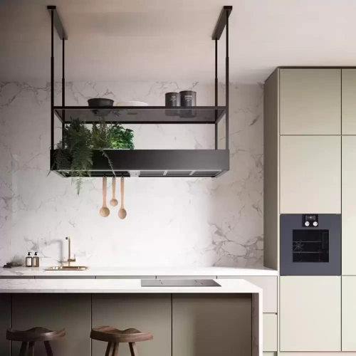 Вытяжка Falmec Spazio 130 Island black matt фото 2