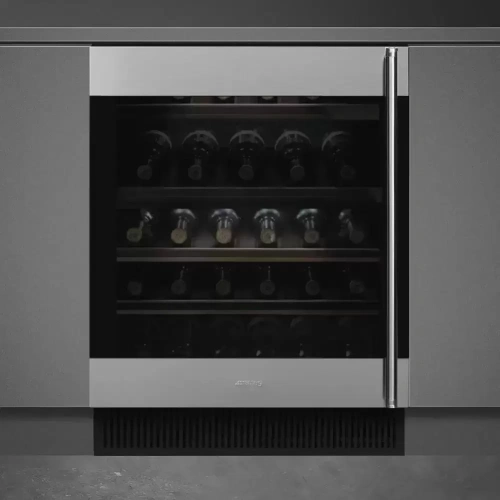 Встраиваемый винный холодильник Smeg CVI338LX3 фото 3