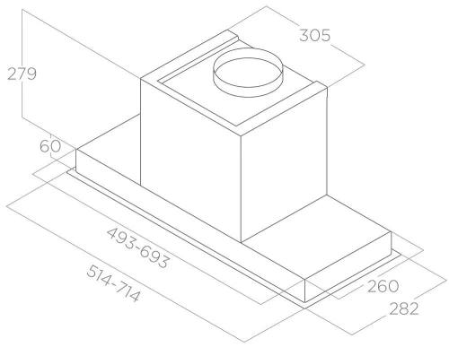 Встраиваемая вытяжка Elica HIDDEN ADV PLUS @ BLGL/A/52 фото 7