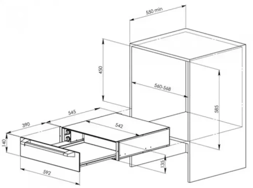 Подогреватель De Dietrich DWD 914 B фото 2