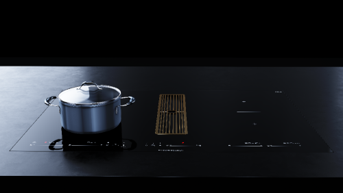 Индукционная варочная панель с вытяжкой KMI 8590.0 SR золотой Куперсбуш / Kuppersbusch фото 9