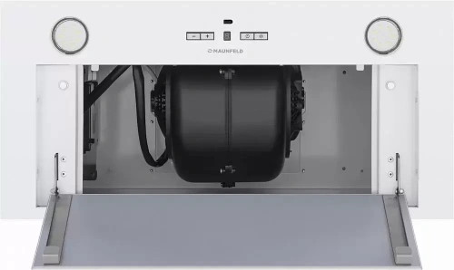 Встраиваемая кухонная вытяжка MAUNFELD Fantasy 1000ST 60 белое стекло фото 5