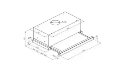 Встраиваемая кухонная вытяжка MAUNFELD VS Light Glass 60 белое стекло фото 8