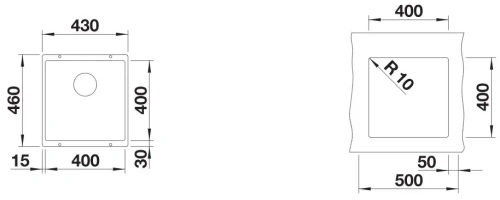 Мойка Blanco ROTAN 400-U Silgranit кофе фото 3