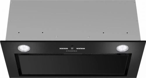 Встраиваемая кухонная вытяжка MAUNFELD Fantasy 1000ST 60 черное стекло фото 2