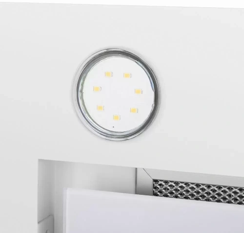 Встраиваемая кухонная вытяжка MAUNFELD Fantasy 1000ST 60 белое стекло фото 10