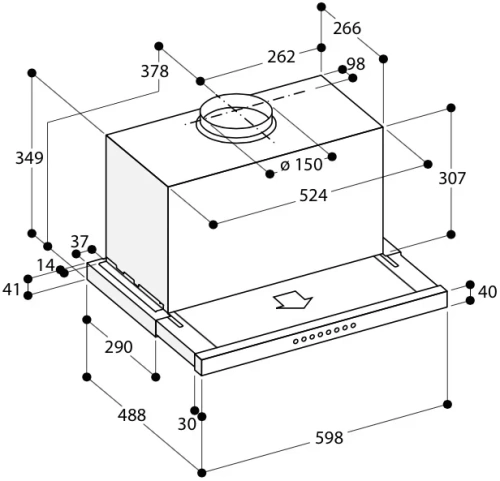 Встраиваемая вытяжка Gaggenau AF 210-160 фото 2