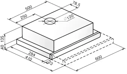 Встраиваемая вытяжка Faber FLOX BK A60 фото 4