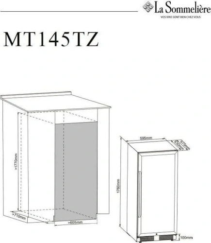 Винный шкаф La Sommeliere MT145TZ фото 10