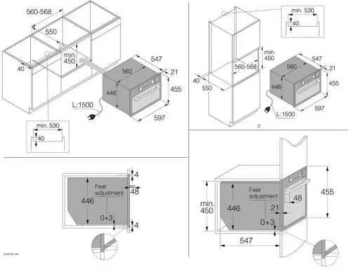 Комбинированный духовой шкаф Asko OCSM8487A1 фото 8