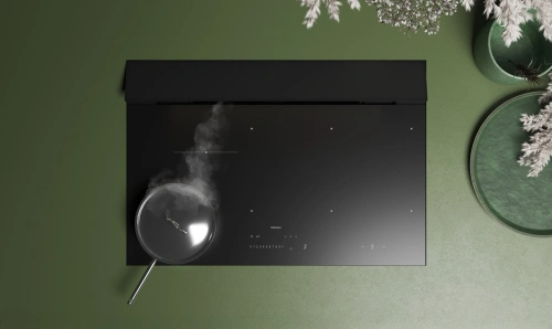 Варочная панель с вытяжкой Falmec BRERA 75 VETRO NERO фото 3