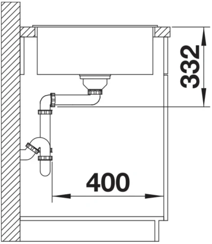 Мойка BLANCO ZIA 45 S Compact Silgranit белый фото 5