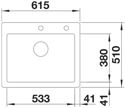 Мойка BLANCO PALONA 6 глянцевая магнолия, клапан-автомат фото 4