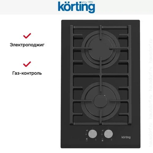 Газовая стеклянная варочная панель Korting HGG 3825 CN фото 4