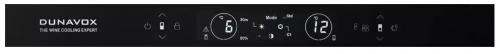 Встраиваемый винный шкаф Dunavox DVH-44.120DB.TO фото 5