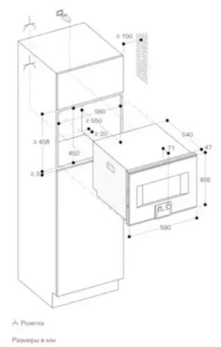 Комбинированный духовой шкаф-пароконвектомат Gaggenau BS454111 фото 3