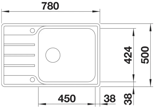 Мойка BLANCO LEMIS XL 6 S-IF Compact нержавеющая сталь фото 2