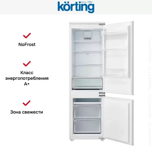 Встраиваемый холодильник Korting KFS 17935 CFNF фото 9