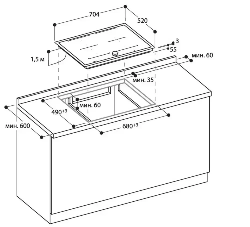 Индукционная варочная панель Gaggenau CI272111 фото 2