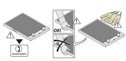 Индукционная варочная панель Barazza Thalas 1PTFID фото 5