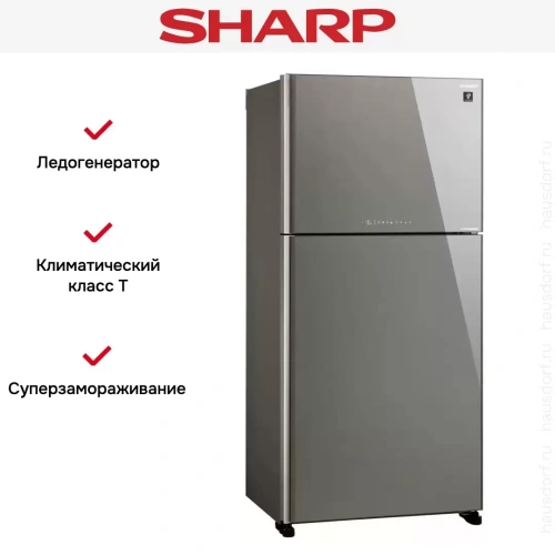 Двухкамерный холодильник Sharp SJ-XG 60 PGSL фото 3