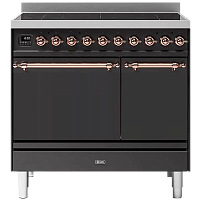 Кухонный блок ILVE PDI096QNE3/MGP матовый графит (фурн. медь)