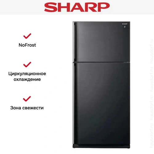 Холодильник Sharp SJSC55PVBK фото 3