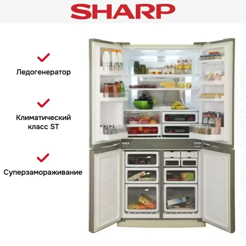 Многокамерный холодильник Sharp SJEX98FBE фото 4