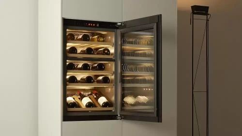 Встраиваемый винный шкаф V-ZUG WineCooler V4000 90 WC4T-51102 L черное стекло фото 2