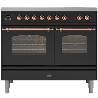 Кухонный блок ILVE PD10SNE3/MGP матовый графит (фурн. медь)