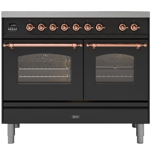 Кухонный блок ILVE PD10SNE3/MGP матовый графит (фурн. медь)