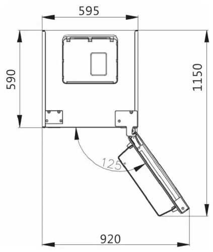 Холодильник Korting KNFC 62029 X фото 3