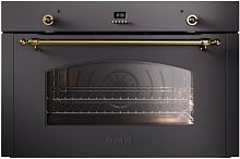 Духовой шкаф ILVE OV90SNE3/MGG матовый графит (фурн. латунь)
