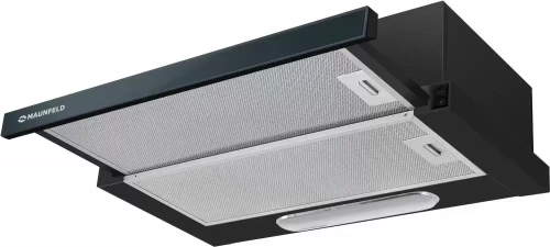 Встраиваемая кухонная вытяжка MAUNFELD VS Light Glass 60 черное стекло фото 2