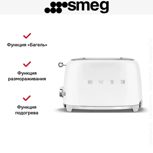 Тостер Smeg TSF01WHMEU фото 11