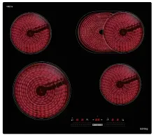 Электрическая варочная панель Korting HK 63910 B
