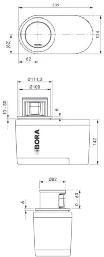 Встраиваемый вакуумный упаковщик BORA QVACSS фото 7