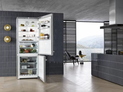Отдельностоящая холодильно-морозильная комбинация Miele KFN16947D ED/CS фото 9