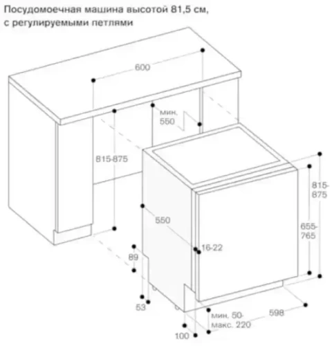 Встраиваемая посудомоечная машина Gaggenau DF480163F фото 2