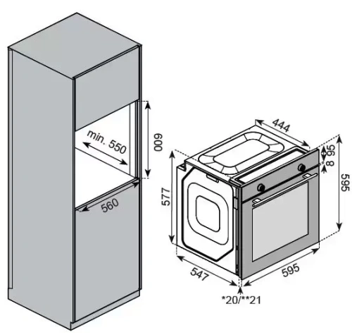 Духовой шкаф Kuppersberg HF 609 B фото 6