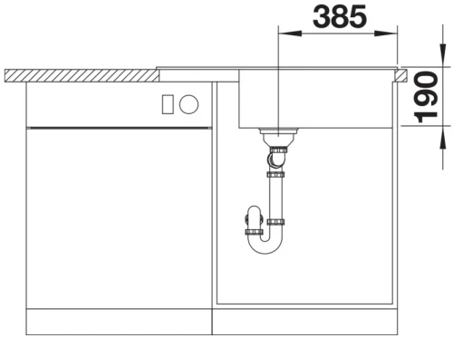 Мойка BLANCO ZIA XL 6 S Compact Silgranit антрацит фото 6