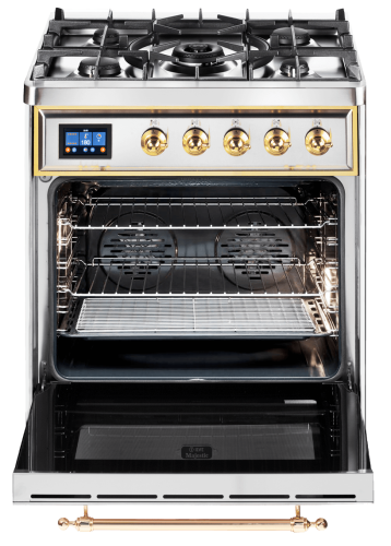 Кухонный блок ILVE M30DNE3/SSG нержавеющая сталь (фурн. латунь) фото 2