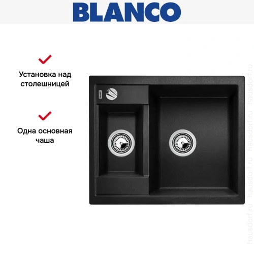 Мойка Blanco Metra 6 антрацит фото 10