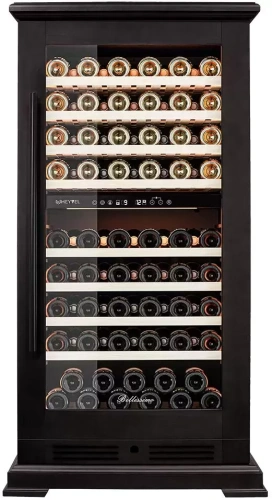 Винный шкаф Meyvel MV99PRO-KBT2 (Тёмный шоколад)