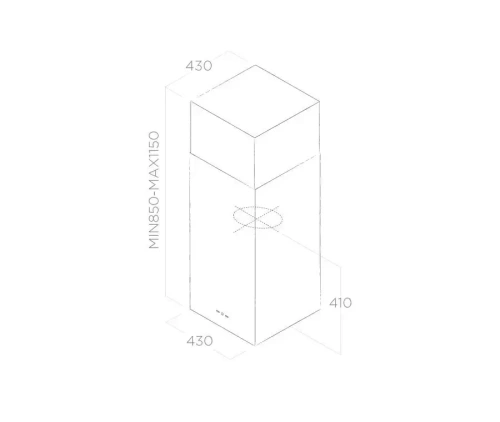 Вытяжка Elica KUADRA ISLAND IX/A/43x43 фото 5