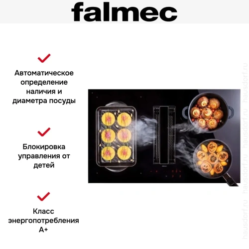 Варочная панель Falmec ZERO 76 VETRO NERO фото 5