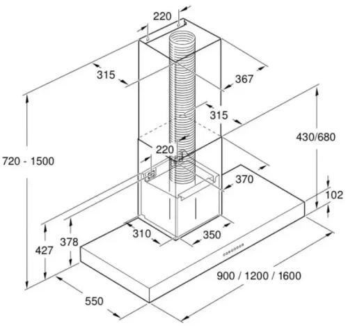 Вытяжка Gaggenau AW 442-120 фото 4