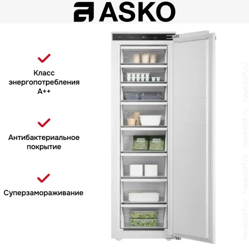 Встраиваемая морозильная камера Asko RBF276DND1 фото 7