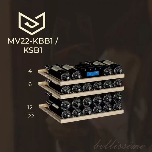 Встраиваемый винный шкаф Meyvel MV22-KSB1 фото 12