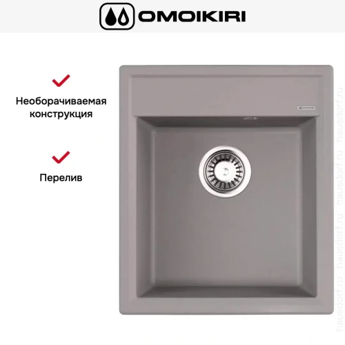 Мойка Omoikiri Daisen 42-GR фото 5